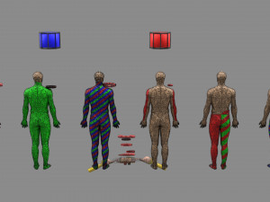 Spinal cord injuries and its various sensory and motor signs 3D Модель