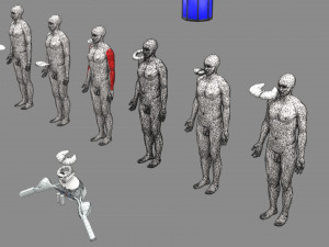 Spinal cord injuries and its various sensory and motor signs 3D Модель