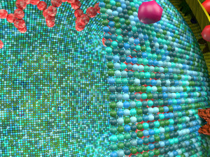 3D corona virus detail labelled cut section model Modelo 3D
