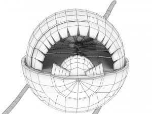 Diabetic eye diseases model 3D Model