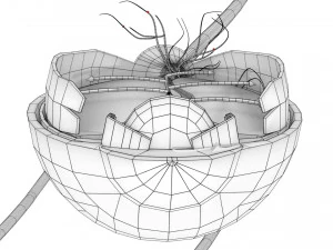 Diabetic eye diseases model 3D Model