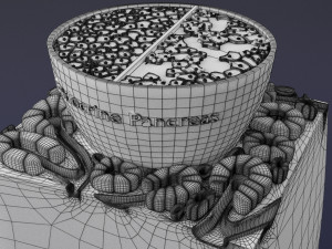 Diabetes pancreas anatomy microscopy islet beta insulin model Modelo 3D