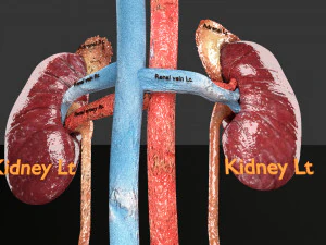 Genito urinary tract 3D 3D Model