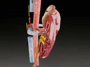 Renal cell carcinoma 3D Model