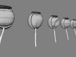 Posterior vitreous detachment types eye 3D Model