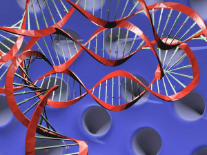 Virus animated with DNA detailed Model 3D