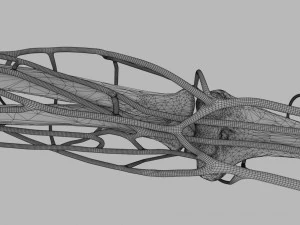 Venous drainage upper limb- vein model 3D Model