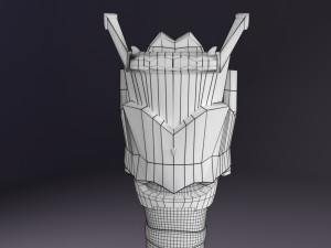 Larynx and trachea 3D 模型