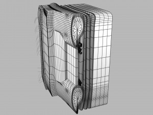 Thoracic wall layers model 3D 模型