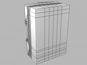 Thoracic wall layers model 3D 模型
