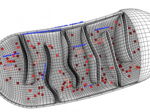 Mitochondria Microscopy detailed labelled 3D Модель