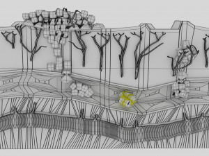 3D cancer metastasis spread model Modelo 3D