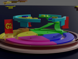 Cell Cycle phases stages and check points 3d print model 3D Принт Модель