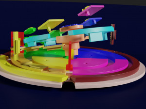 Cell Cycle phases stages and check points 3d print model 3D Принт Модель