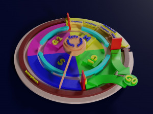 Cell Cycle phases stages and check points 3d print model 3D Принт Модель