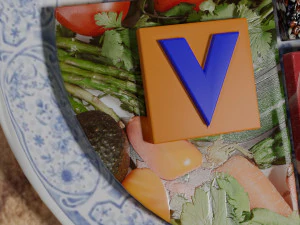 HEALTHY FOOD PLATE PROPORTION 3D Print Model