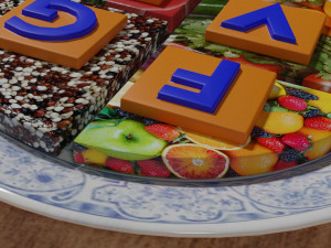 HEALTHY FOOD PLATE PROPORTION 3D प्रिंट मॉडल
