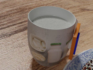 HEALTHY FOOD PLATE PROPORTION 3D Print Model