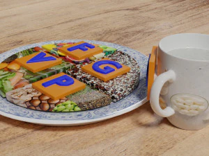 HEALTHY FOOD PLATE PROPORTION 3D Print Model