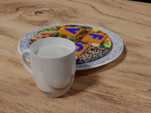 HEALTHY FOOD PLATE PROPORTION 3D प्रिंट मॉडल