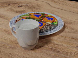 HEALTHY FOOD PLATE PROPORTION 3D Print Model