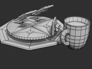 HEALTHY FOOD PLATE PROPORTION 3D Print Model