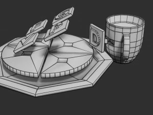 HEALTHY FOOD PLATE PROPORTION 3D Print Model