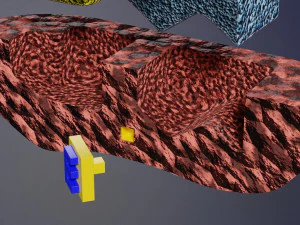 3D enzyme substrate reaction product 3D Print Model