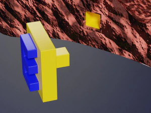 3D enzyme substrate reaction product 3D Print Model