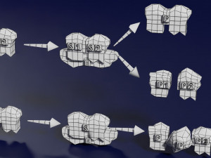 3D enzyme substrate reaction product Modèles 3D en vedette