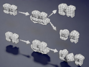 3D enzyme substrate reaction product Modèles 3D en vedette