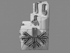 Ducts glands type simple compound alveolar tubular 3D Print Model