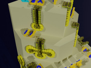 Ducts glands type simple compound alveolar tubular 3D Print Model