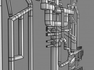 Human arterial system schematic 3D Modelo 3D
