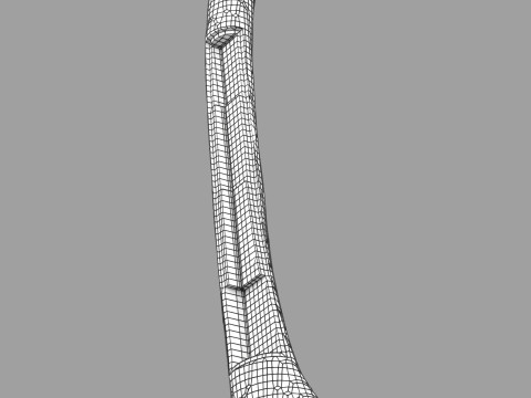 Osteoporosis and its stages Model 3D