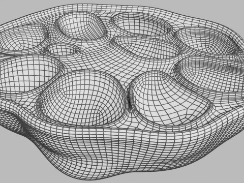 Polycystic Ovary Disease PCOD 3D 모델