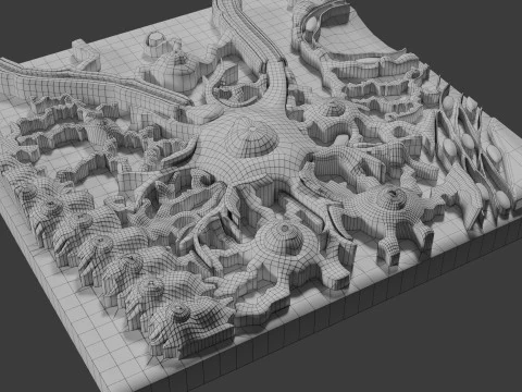 Glial cells Brain 3D Model