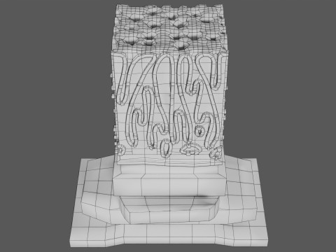 Stomach Gastric Gland cells histology 3D 模型