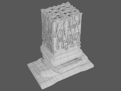 Histolog&iacute;a de las c&eacute;lulas de la gl&aacute;ndula g&aacute;strica del est&oacute;mago Modelo 3D