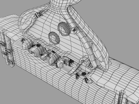 Neuro Muscular Junction Schematic 3D 프린트 모델