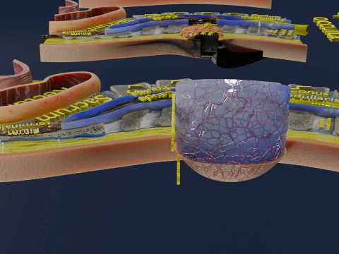 Spina bifida Neural Tube Defect 3D Model