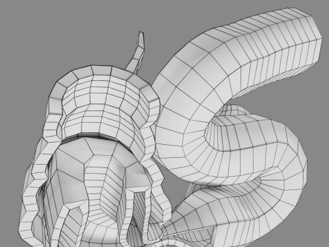 Intussusception intestine ileocolic obstruction 3D Модель