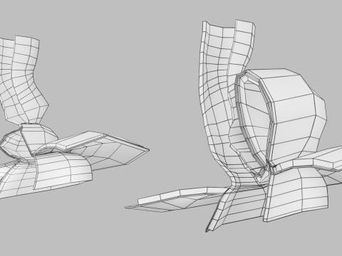 Hiatal hernia stomach sliding paraesophageal 3D Model