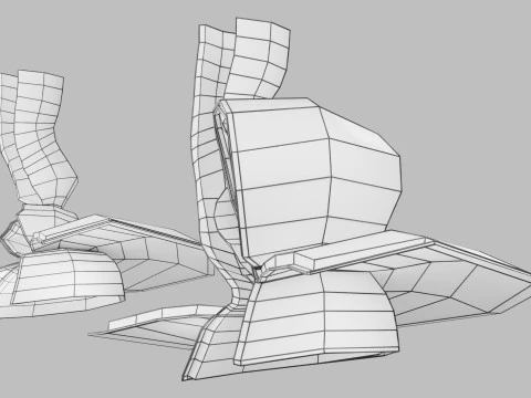 Hiatal hernia stomach sliding paraesophageal 3D Model
