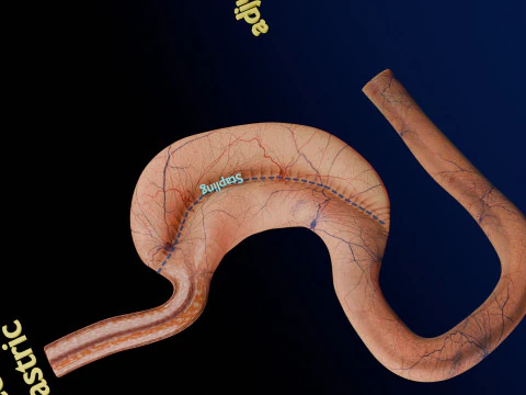 Bariatric Surgery Types 3D Model