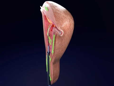 Endometrial Polyp Electrocautery 3D Model