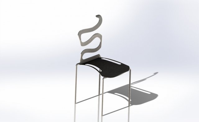 chair snake 3D 模型 .c4d .max .obj .3ds .fbx .stl .blend 