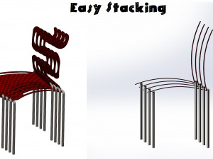 chair snake 3D 模型