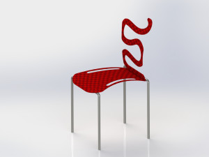 chair snake 3D 模型