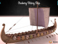 oseberg viking ship 3D 모델